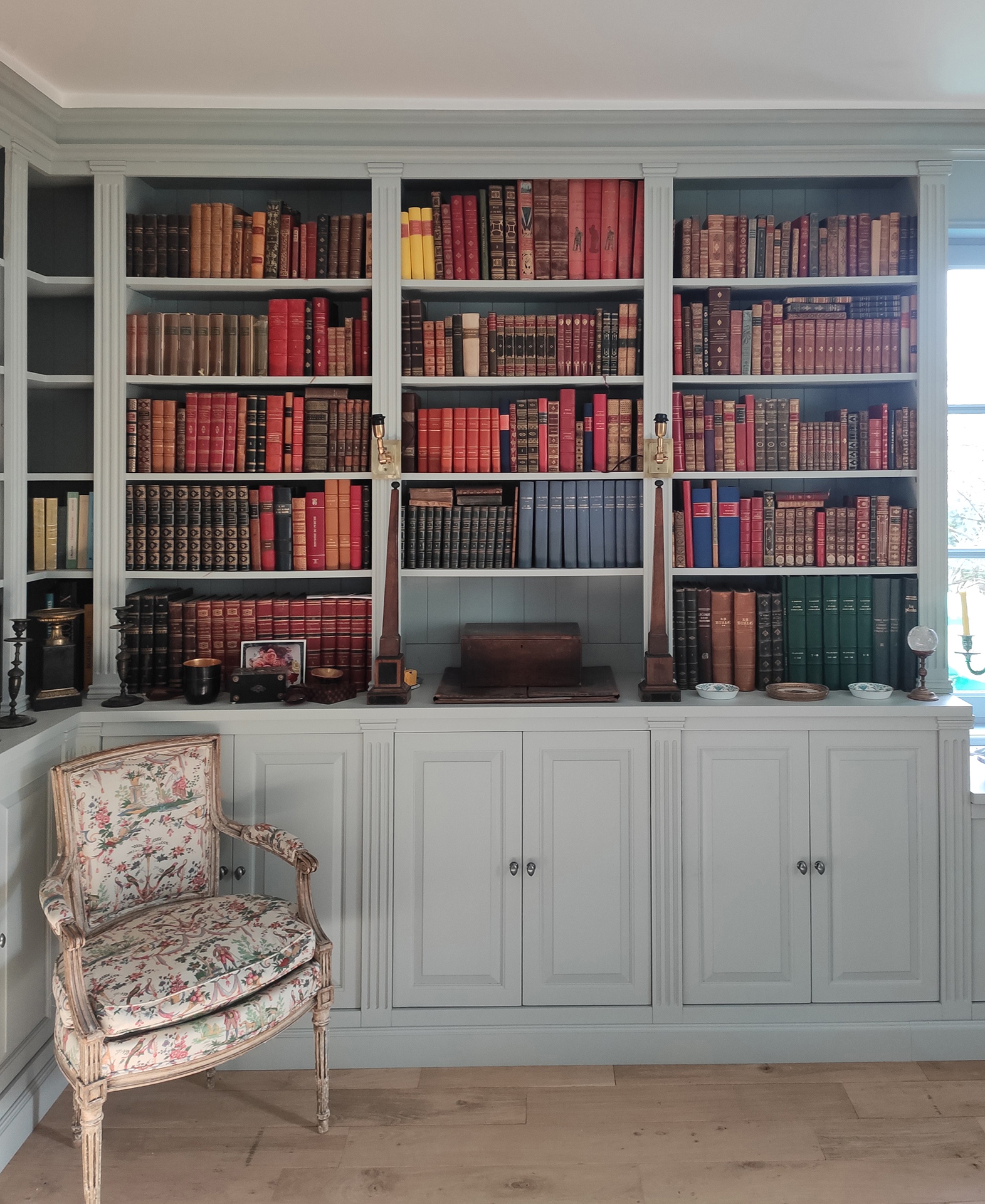 Bibliothèque maison directoire Mortagne au Perche
