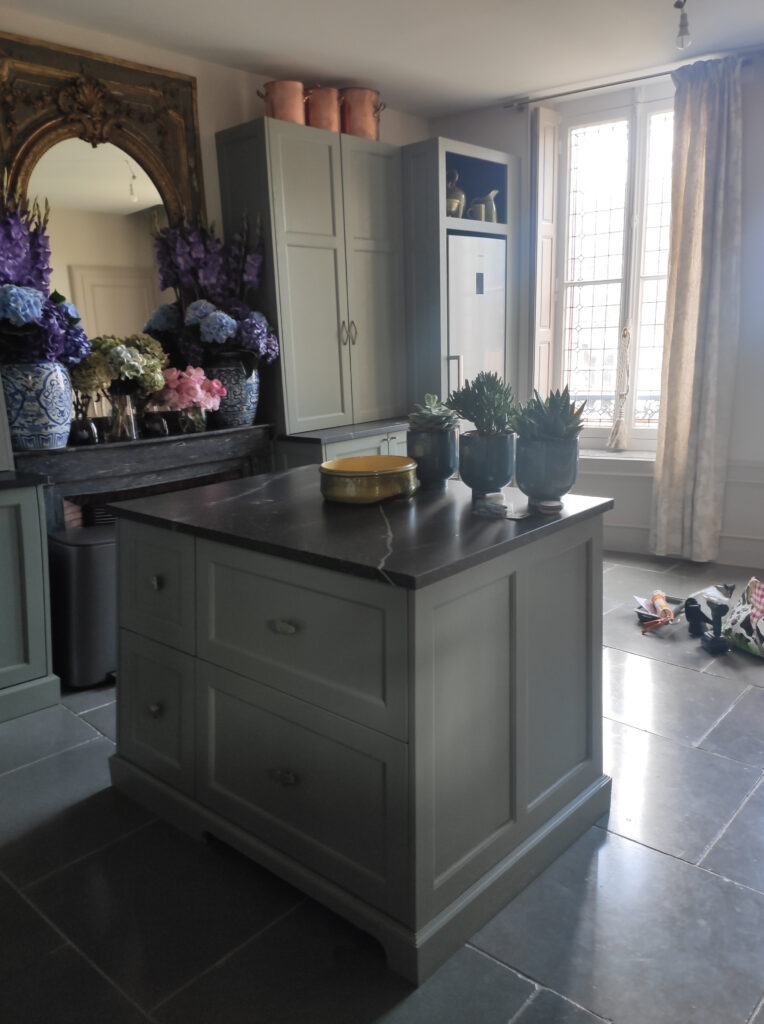 Cuisine sur mesure maison de maitre Perche Normandie