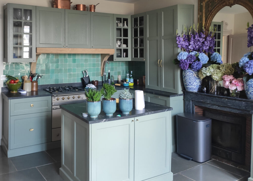 Cuisine sur mesure maison de maitre Perche Normandie