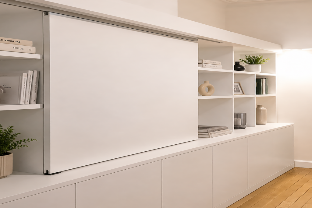 bibliothèque sur mesure alençon appartement haussmannien